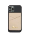 Hurtownia GSM - Kapsa na karty Guess Wallet Card Slot GUWMSSASLGO MagSafe Saffiano zlatý/gold - GUE1083GLD - {ean13} - Hurt