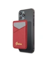 Kieszeń na karty Guess Wallet Card Slot GUWMSSASLRE MagSafe Saffiano czerwony/red