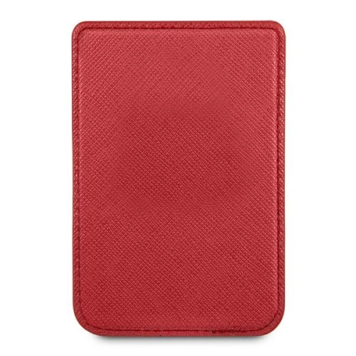 Kieszeń na karty Guess Wallet Card Slot GUWMSSASLRE MagSafe Saffiano czerwony/red