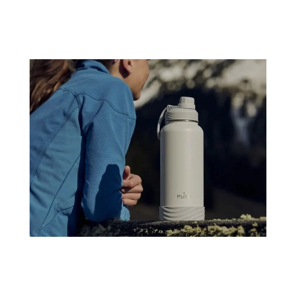 Hurtownia GSM - Termo láhev z nerezové oceli PURO Outdoor 500 ml (Černá) - PUR437BLK - {ean13} - Hurt