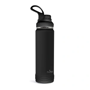 Hurtownia GSM - Butelka termiczna ze stali nierdzewnej PURO Outdoor 750 ml (Black) - PUR439BLK - {ean13} - Hurt