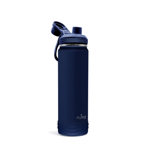 Butelka termiczna ze stali nierdzewnej PURO Outdoor 750 ml (Dark Blue)