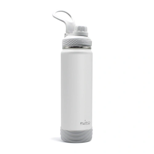 Butelka termiczna ze stali nierdzewnej PURO Outdoor 750 ml (Light Grey)