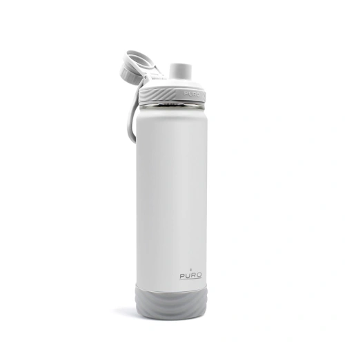 Butelka termiczna ze stali nierdzewnej PURO Outdoor 750 ml (Light Grey)