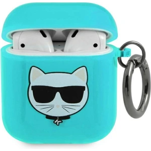 Hurtownia GSM - Etui Karl Lagerfeld KLA2UCHFL Apple AirPods kryt modrý/blue Choupette - KLD562BLU - {ean13} - Hurt