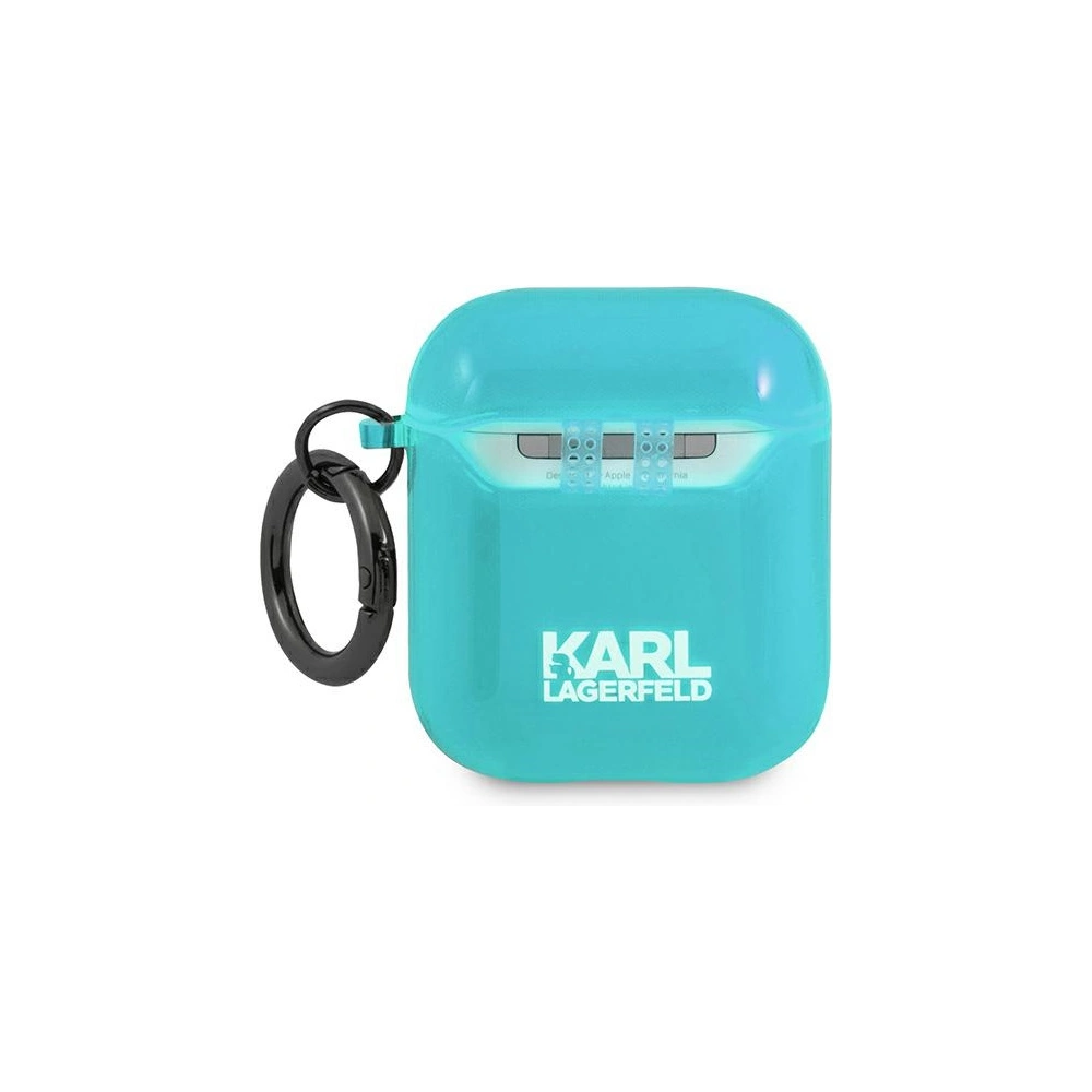 Hurtownia GSM - Etui Karl Lagerfeld KLA2UCHFL Apple AirPods cover niebieski/blue Choupette - KLD562BLU - {ean13} - Hurt
