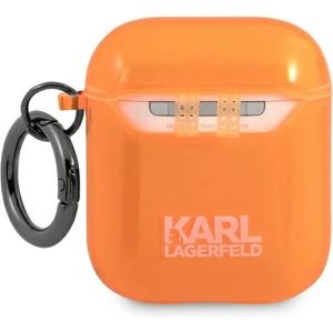 Hurtownia GSM - Etui Karl Lagerfeld KLA2UCHFO Apple AirPods kryt oranžový/orange Choupette - KLD563ORG - {ean13} - Hurt