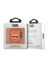 Hurtownia GSM - Etui Karl Lagerfeld KLA2UCHFO Apple AirPods cover pomarańczowy/orange Choupette - KLD563ORG - {ean13} - Hurt