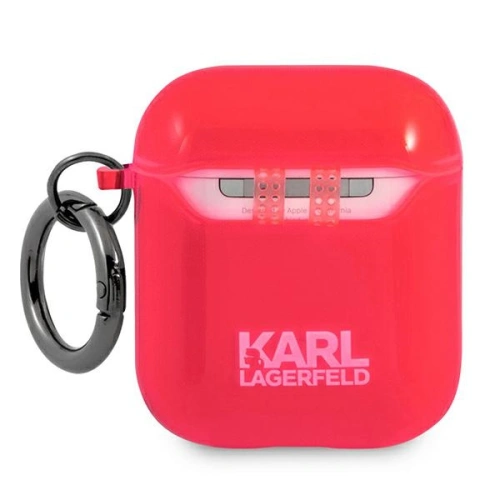 Etui Karl Lagerfeld KLA2UCHFP Apple AirPods cover różowy/pink Choupette