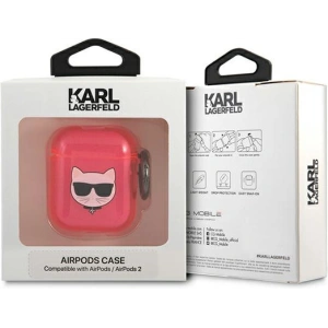 Hurtownia GSM - Etui Karl Lagerfeld KLA2UCHFP Apple AirPods cover różowy/pink Choupette - KLD564PNK - {ean13} - Hurt