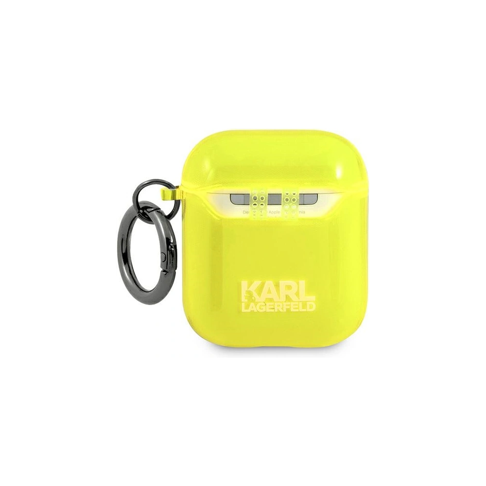 Wholesale Karl Lagerfeld KLA2UCHFY Apple AirPods cover yellow Choupette - KLD565YEL - {ean13} - Hurt