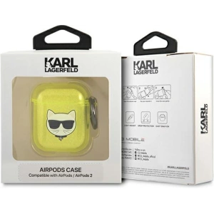 Hurtownia GSM - Etui Karl Lagerfeld KLA2UCHFY Apple AirPods kryt žlutý/yellow Choupette - KLD565YEL - {ean13} - Hurt