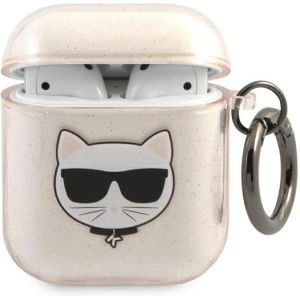 Hurtownia GSM - Etui Karl Lagerfeld KLA2UCHGD Apple AirPods kryt zlatý/gold Glitter Choupette - KLD566GLD - {ean13} - Hurt