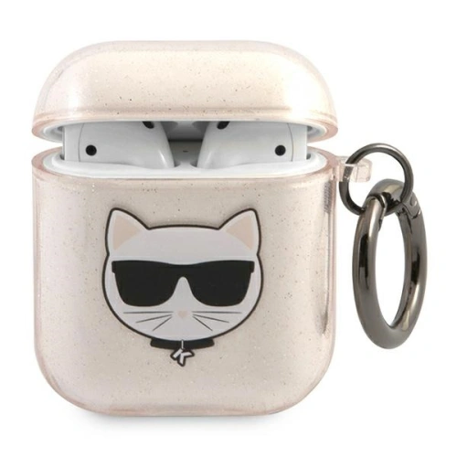 Hurtownia Karl Lagerfeld - 3666339009199 - KLD566GLD - Etui Karl Lagerfeld KLA2UCHGD Apple AirPods cover złoty/gold Glitter Choupette - B2B homescreen