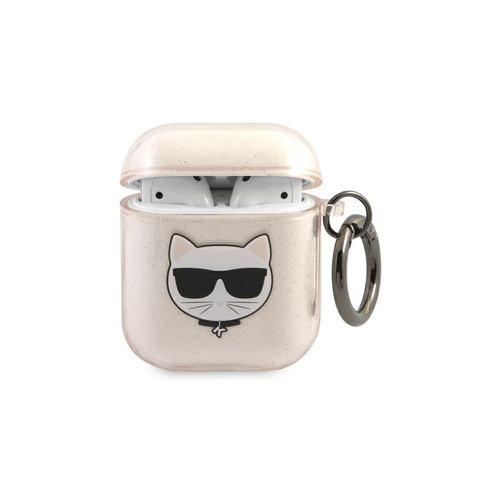Hurtownia GSM - Etui Karl Lagerfeld KLA2UCHGD Apple AirPods kryt zlatý/gold Glitter Choupette - KLD566GLD - {ean13} - Hurt