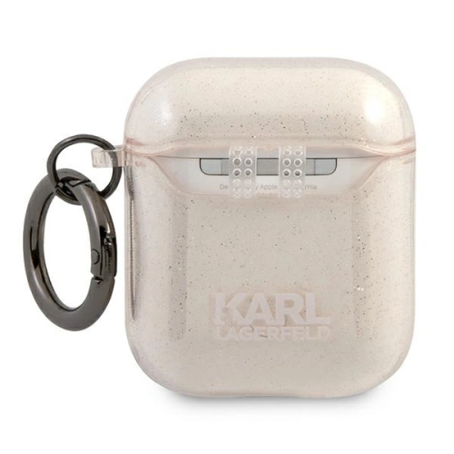 Etui Karl Lagerfeld KLA2UCHGD Apple AirPods cover złoty/gold Glitter Choupette