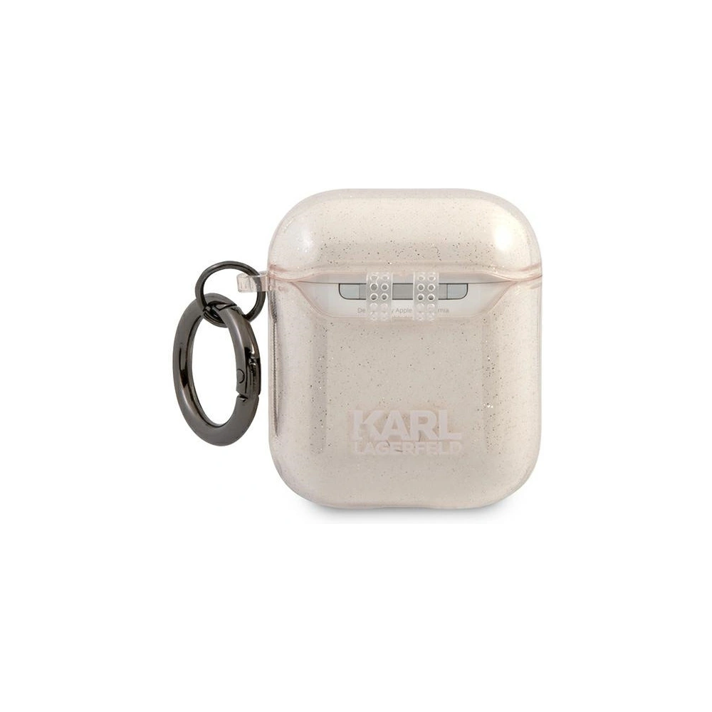 Hurtownia GSM - Etui Karl Lagerfeld KLA2UCHGD Apple AirPods kryt zlatý/gold Glitter Choupette - KLD566GLD - {ean13} - Hurt