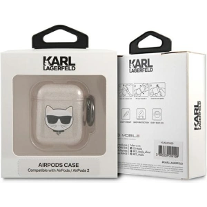 Hurtownia GSM - Etui Karl Lagerfeld KLA2UCHGD Apple AirPods kryt zlatý/gold Glitter Choupette - KLD566GLD - {ean13} - Hurt