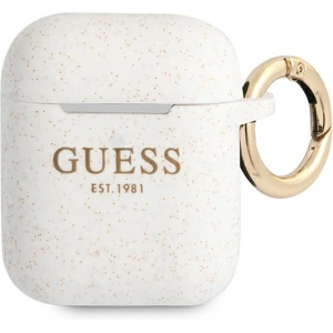 Hurtownia GSM - Etui Guess GUA2SGGEH Apple AirPods kryt bílý/white silikonové glitter - GUE1086WHT - {ean13} - Hurt