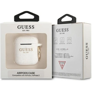 Hurtownia GSM - Etui Guess GUA2SGGEH Apple AirPods kryt bílý/white silikonové glitter - GUE1086WHT - {ean13} - Hurt