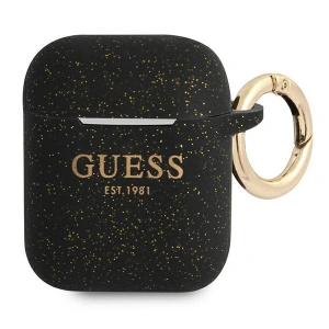 Hurtownia GSM - Etui Guess GUA2SGGEK Apple AirPods obal černý/black silikonový lesklý - GUE1087BLK - {ean13} - Hurt