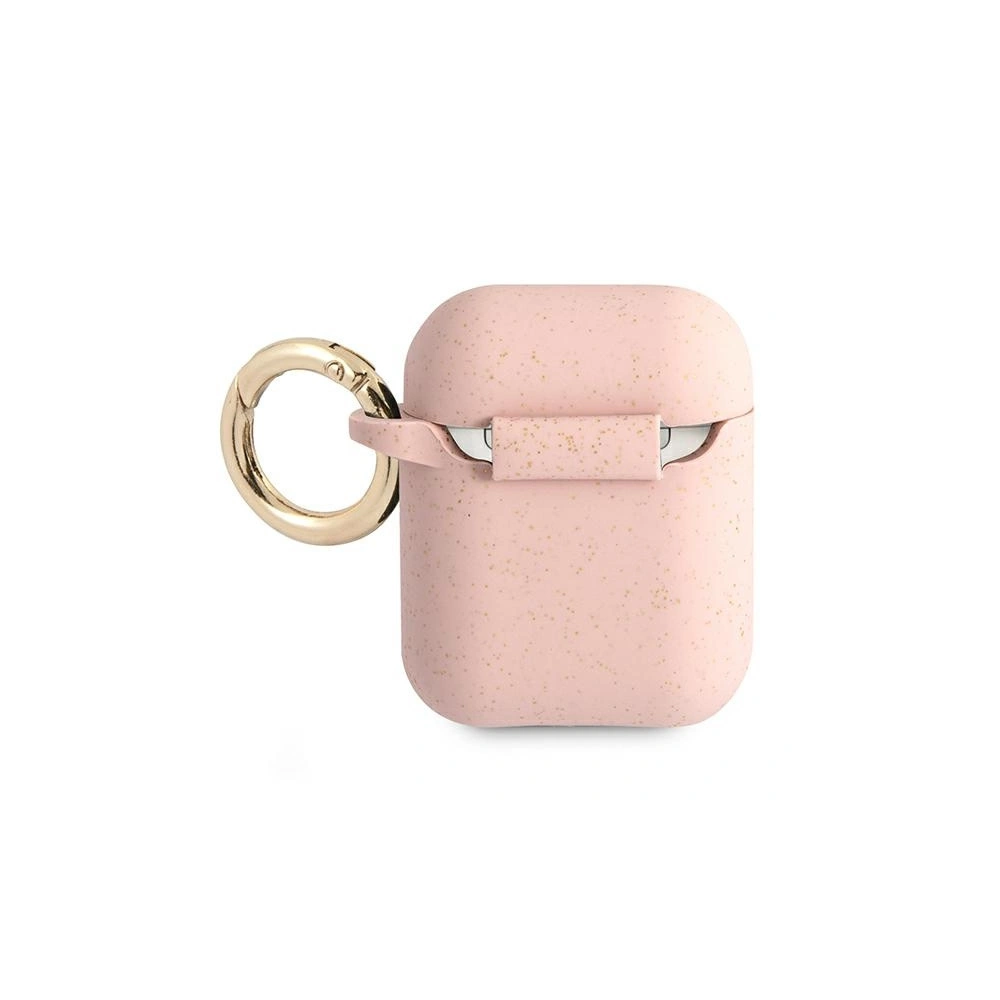 Hurtownia GSM - Etui Guess GUA2SGGEP Apple AirPods cover różowy/pink Silicone Glitter - GUE1088PNK - {ean13} - Hurt