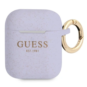 Hurtownia GSM - Etui Guess GUA2SGGEU Apple AirPods kryt purpurový/purple silikonový s glitry - GUE1089PRP - {ean13} - Hurt