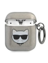 Etui Karl Lagerfeld KLA2UCHGK Apple AirPods kryt černý/black Glitter Choupette