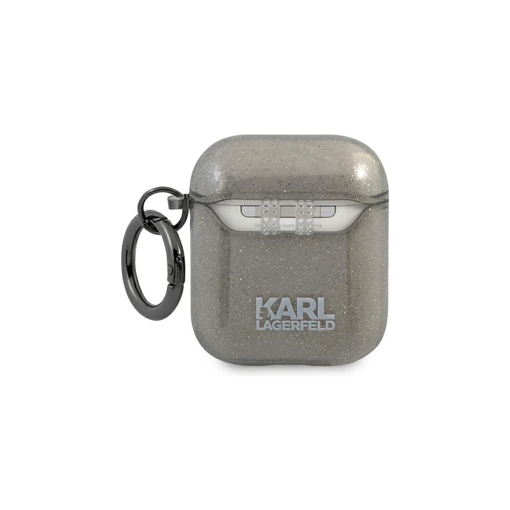Hurtownia GSM - Etui Karl Lagerfeld KLA2UCHGK Apple AirPods kryt černý/black Glitter Choupette - KLD567BLK - {ean13} - Hurt
