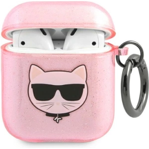 Hurtownia GSM - Etui Karl Lagerfeld KLA2UCHGP Apple AirPods kryt růžový/pink Glitter Choupette - KLD568PNK - {ean13} - Hurt