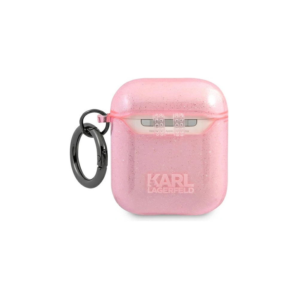 Hurtownia GSM - Etui Karl Lagerfeld KLA2UCHGP Apple AirPods kryt růžový/pink Glitter Choupette - KLD568PNK - {ean13} - Hurt