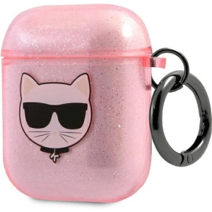 Hurtownia GSM - Etui Karl Lagerfeld KLA2UCHGP Apple AirPods kryt růžový/pink Glitter Choupette - KLD568PNK - {ean13} - Hurt