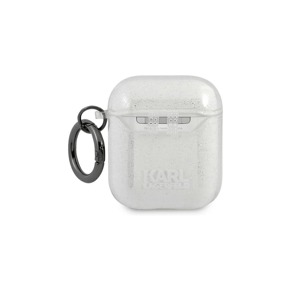 Hurtownia GSM - Etui Karl Lagerfeld KLA2UCHGS Apple AirPods cover srebrny/silver Glitter Choupette - KLD569SLV - {ean13} - Hurt