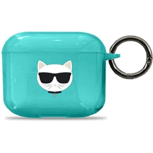 Hurtownia GSM - Etui Karl Lagerfeld KLA3UCHFL Apple AirPods 3 cover niebieski/blue Choupette - KLD570BLU - {ean13} - Hurt