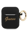 Etui Guess GUA2SSSK Apple AirPods cover czarny/black Silicone Vintage Script
