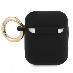 Etui Guess GUA2SSSK Apple AirPods cover czarny/black Silicone Vintage Script