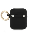 Wholesale Guess GUA2SSSK Apple AirPods cover black Silicone Vintage Script - GUE1091BLK - {ean13} - Hurt