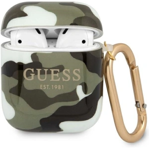Hurtownia GSM - Etui Guess GUA2UCAMA Apple AirPods kryt zelený/khaki Camo Collection - GUE1092GRN - {ean13} - Hurt