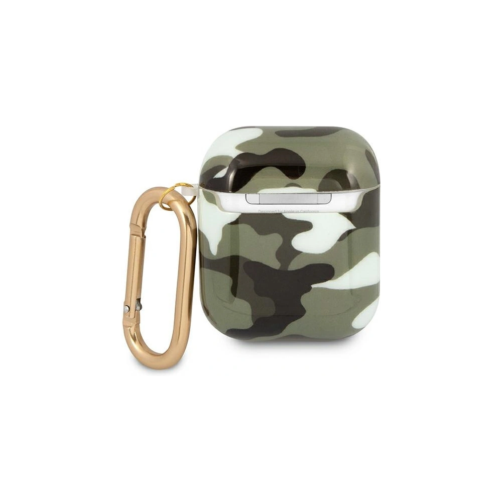 Wholesale Guess GUA2UCAMA Apple AirPods cover khaki Camo Collection - GUE1092GRN - {ean13} - Hurt