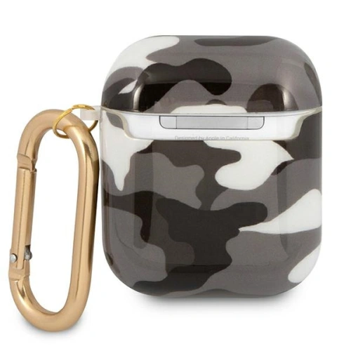 Etui Guess GUA2UCAMG Apple AirPods cover czarny/black Camo Collection