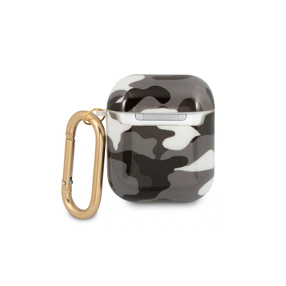 Hurtownia GSM - Etui Guess GUA2UCAMG Apple AirPods kryt černý/black Camo Collection - GUE1093BLK - {ean13} - Hurt
