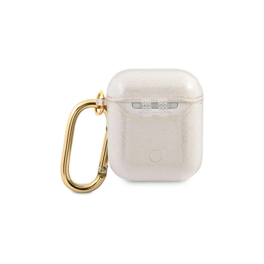 Wholesale Guess GUA2UCG4GD Apple AirPods cover gold Glitter Collection - GUE1094GLD - {ean13} - Hurt