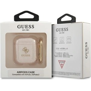 Hurtownia GSM - Etui Guess GUA2UCG4GD Apple AirPods kryt zlato/glitterová kolekce - GUE1094GLD - {ean13} - Hurt