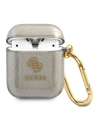 Etui Guess GUA2UCG4GK Apple AirPods kryt černý/glitter kolekce