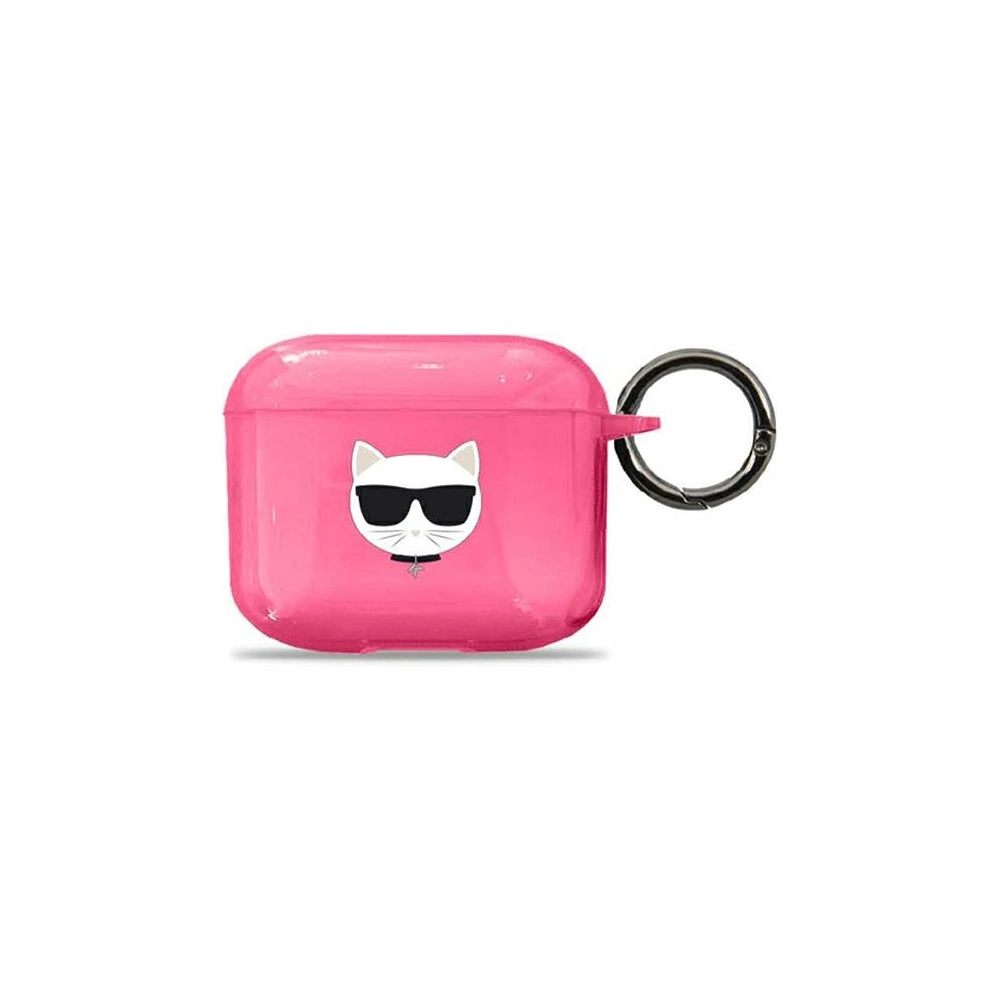 Wholesale Karl Lagerfeld KLA3UCHFP Apple AirPods 3 cover pink Choupette - KLD572PNK - {ean13} - Hurt
