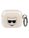 Karl Lagerfeld KLA3UCHGD Apple AirPods 3 cover gold Glitter Choupette