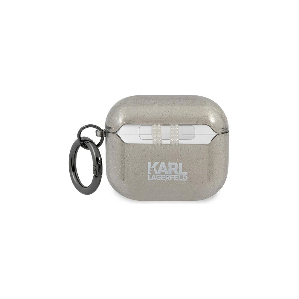 Wholesale Karl Lagerfeld KLA3UCHGK Apple AirPods 3 cover black Glitter Choupette - KLD575BLK - {ean13} - Hurt