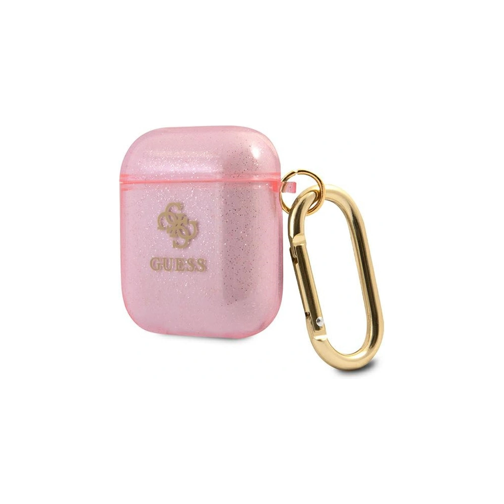 Hurtownia GSM - Etui Guess GUA2UCG4GP Apple AirPods kryt růžový/pink Glitter Collection - GUE1096PNK - {ean13} - Hurt