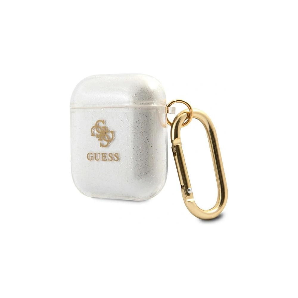Hurtownia GSM - Etui Guess GUA2UCG4GT Apple kryt na AirPods Transparent Glitter Collection - GUE1097CL - {ean13} - Hurt