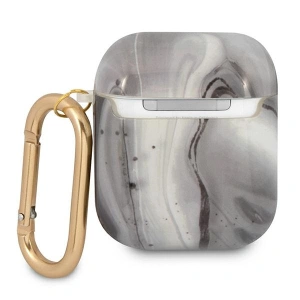 Hurtownia GSM - Etui Guess GUA2UNMK Apple AirPods kryt černý/black Marble Collection - GUE1098BLK - {ean13} - Hurt